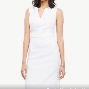SALE: Ann Taylor Factory White Sleeveless Dress